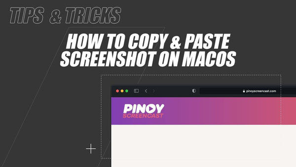 How to copy and paste screenshot image on MacOs - Pinoyscreencast | Tech News , Phones Specs